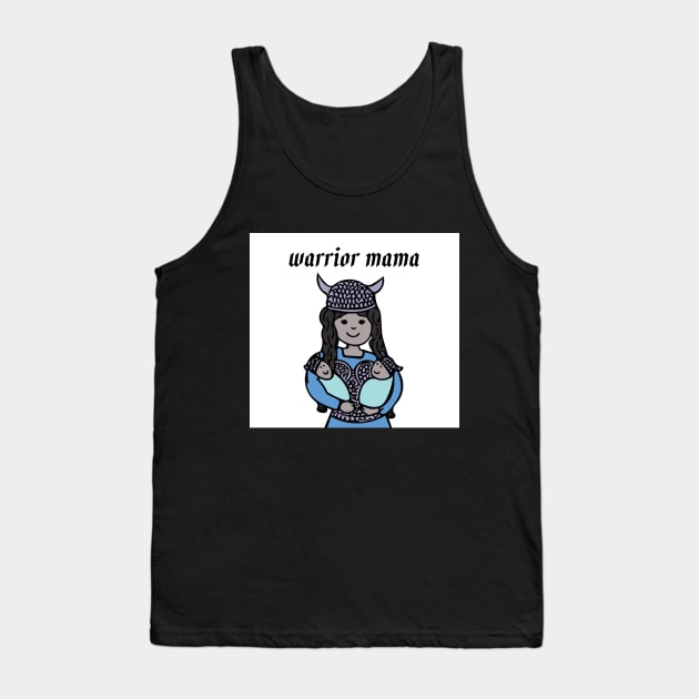 Warrior mama - Valkyrie mom with twins Tank Top by bettyretro